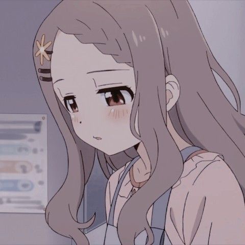 anime pfp girl grey hair
