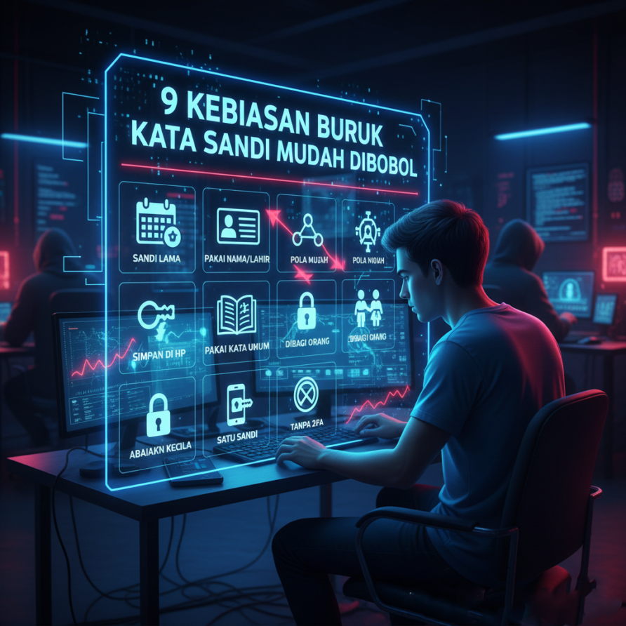 Kesalahan Fatal yang Membuat Password Anda Rentan Diretas