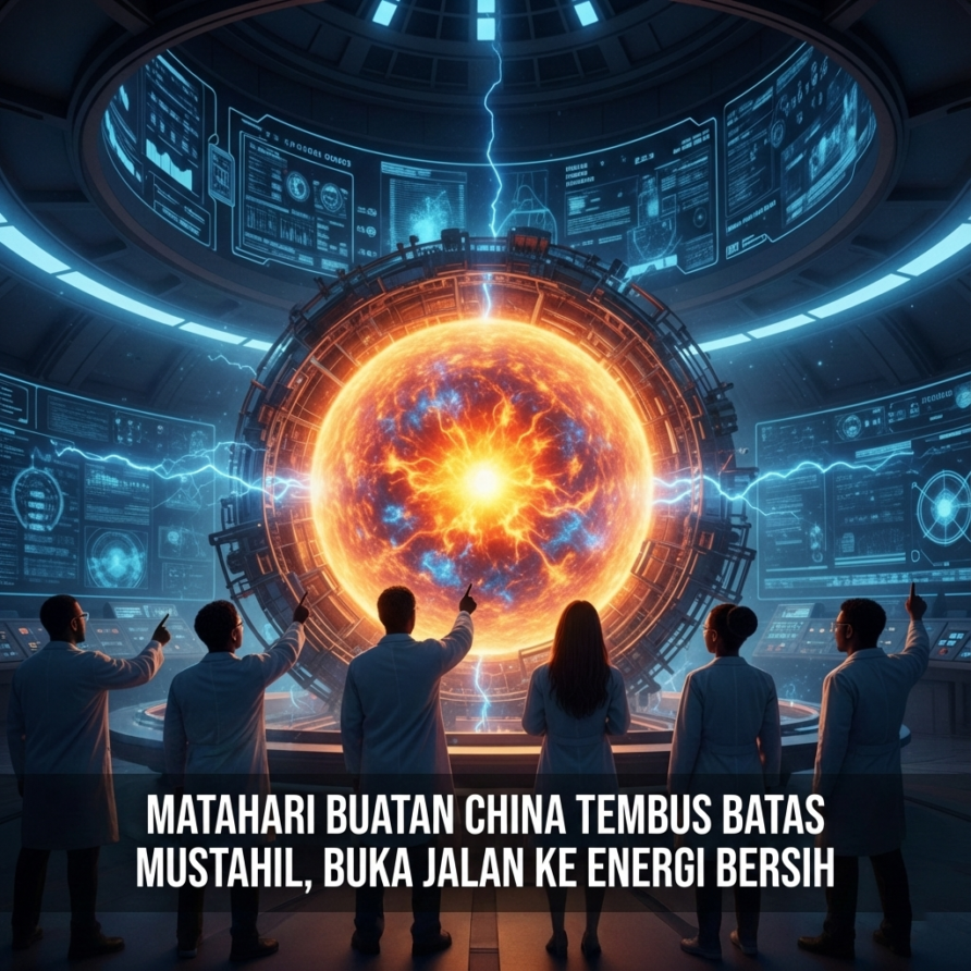 Rekor Baru Matahari Buatan China Buka Jalan Energi Bersih